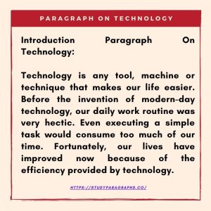 introduction for an essay about technology