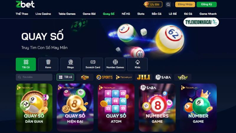 Thả ga quay số với nhiều loại hình đặc sắc Thả ga quay số với nhiều loại hình đặc sắc