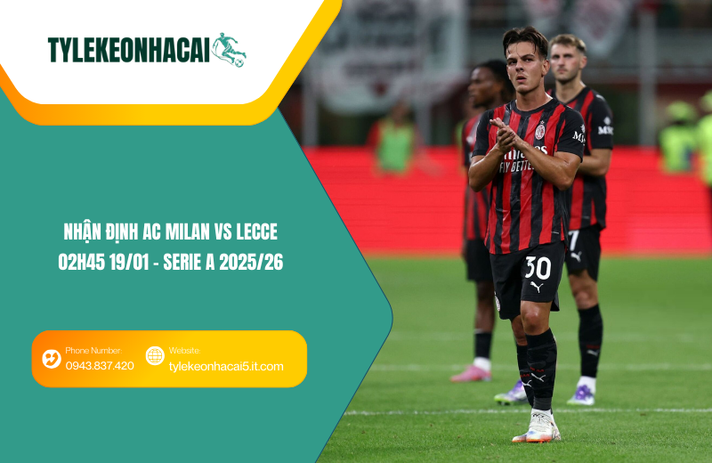 Đội hình dự kiến trước trận AC Milan vs Lecce