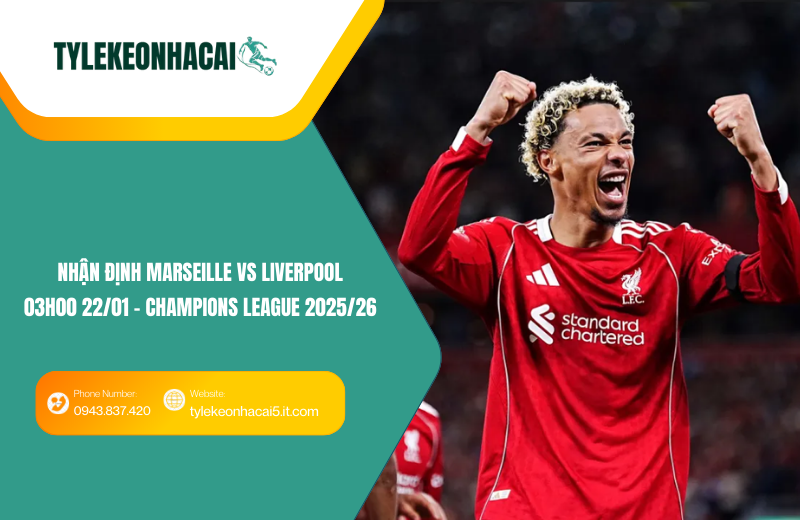 Đội hình dự kiến trước trận Marseille vs Liverpool