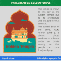 Golden Temple Paragraph And More Ten Lines In English For Students