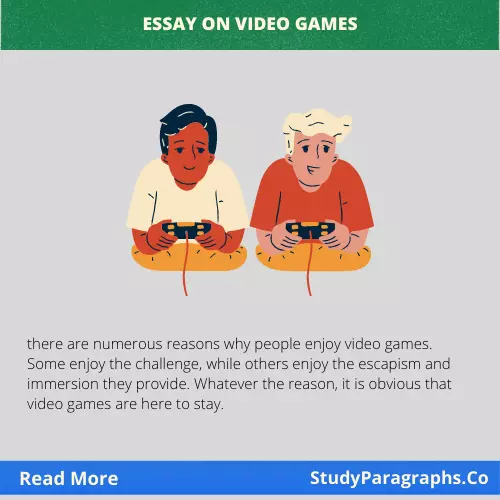 Essay about video games