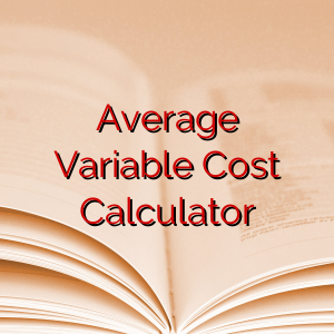 Average Variable Cost Calculator