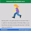 Morning Walk Paragraph Writing Example In English For Students