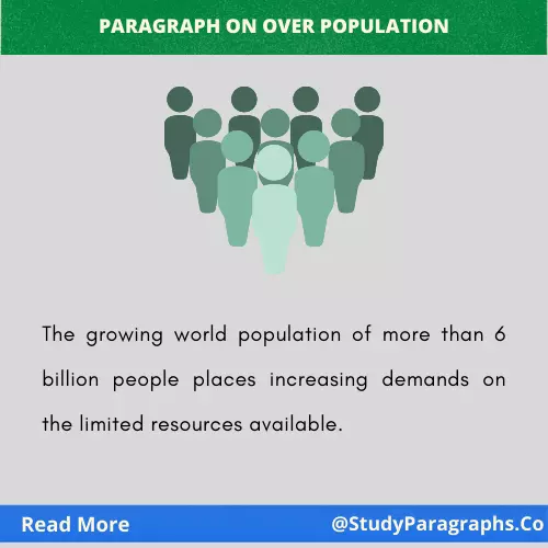 Paragraph on over population