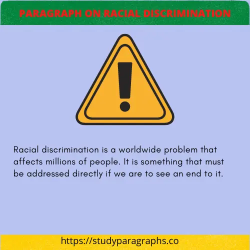 Racial Discrimination Essay And Paragraphs For HSC Students