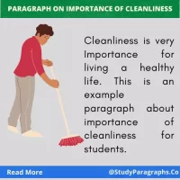 Importance Of Cleanliness Paragraph Writing Example In English