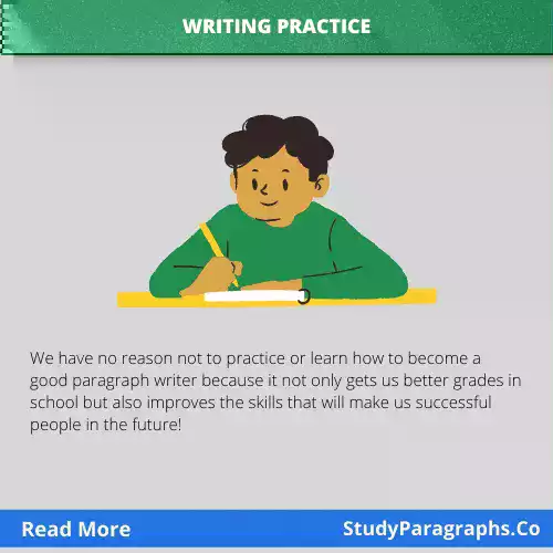 Paragraph for writing practice