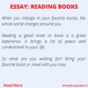 Essay On Importance Of Reading Books In 150 To 500 Words