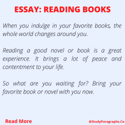 paragraph on importance of reading books