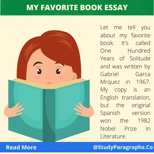 My Favourite Book Essay For Class 3 Student