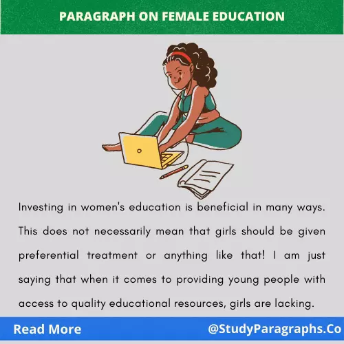 Female Education Paragraph Writing Example In English For Students