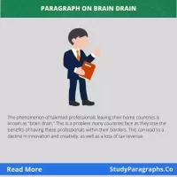 Paragraph On Brain Drain | Causes & Effect