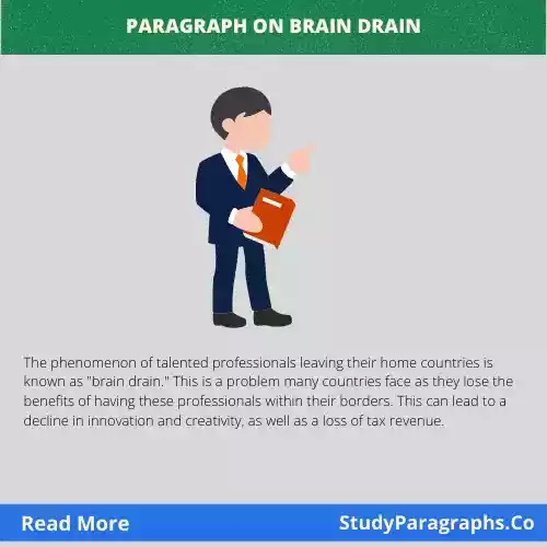 Paragraph On Brain Drain In 150 Words | Causes & Effect