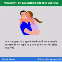 Laughter Is The Best Medicine Paragraph Writing Example For Students