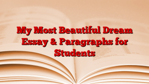 My Most Beautiful Dream Essay & Paragraphs for Students