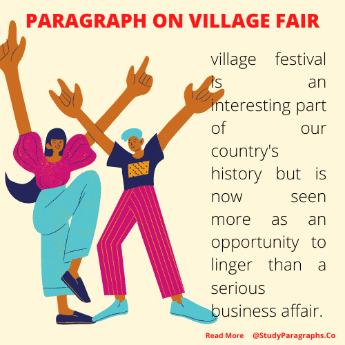 Short Paragraph On Village Fair  For Students In English For Students