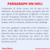 Short Paragraph On Holi Festival For Class 4, 5, 8