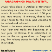 Paragraph On Diwali In English For All Class Students