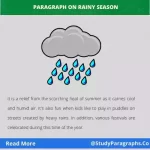 Rainy Season Paragraph For Class 1, 2, 3 & 5 Students