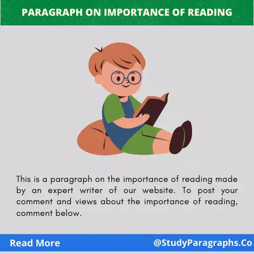 Importance Of Reading Paragraph Writing Example In English For Students