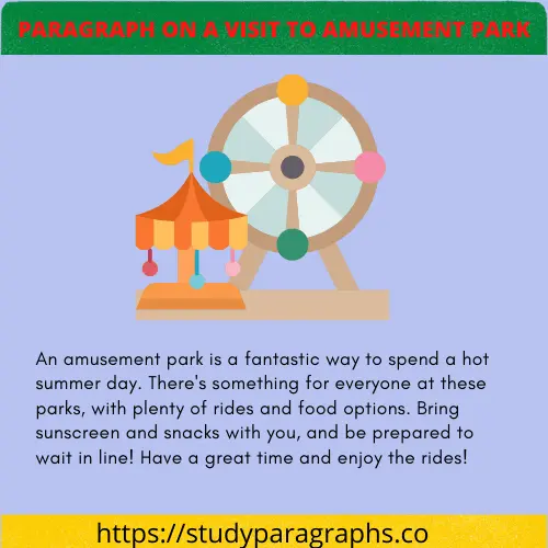 Short essay On a visit to Amusement park 