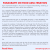 Food Adulteration Paragraph For HSC Students In 250 Words
