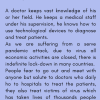 Doctor paragraph
