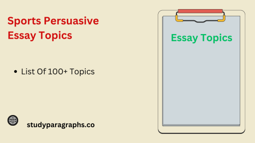 persuasive essay topics for sport
