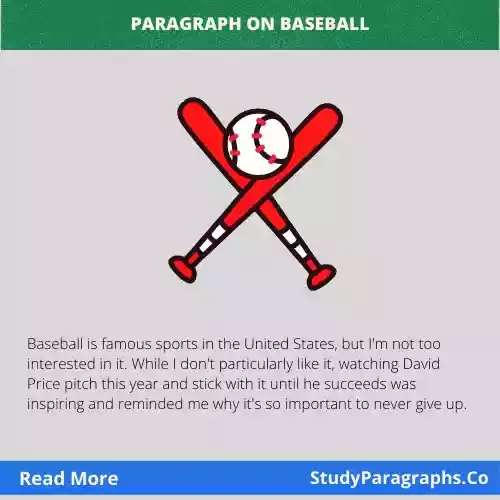 Short Paragraph Essay On Baseball In English