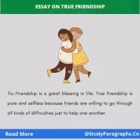 Essay about Tru Friendship and it's Importance and value