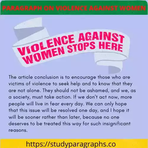 Violence Against Woman essay paragraph