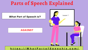 What-Part-of-Speech-is-against