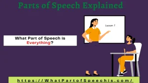 What-Part-of-Speech-is-everything