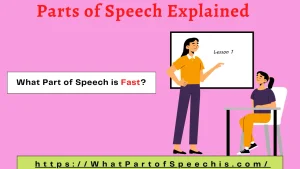 What-Part-of-Speech-is-fast