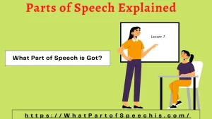 What-Part-of-Speech-is-got