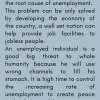 Paragraph On unemployment
