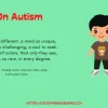short poem an autism