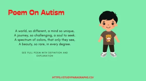 Short Poem on Autism With Explained Verses