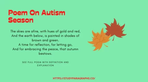 Poem on Autumn Season With Explained Verses
