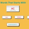 AB words list